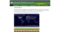 Desktop Screenshot of ansarenergy.com